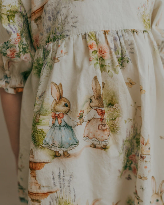 Aoki Dress-Woodland Bunny