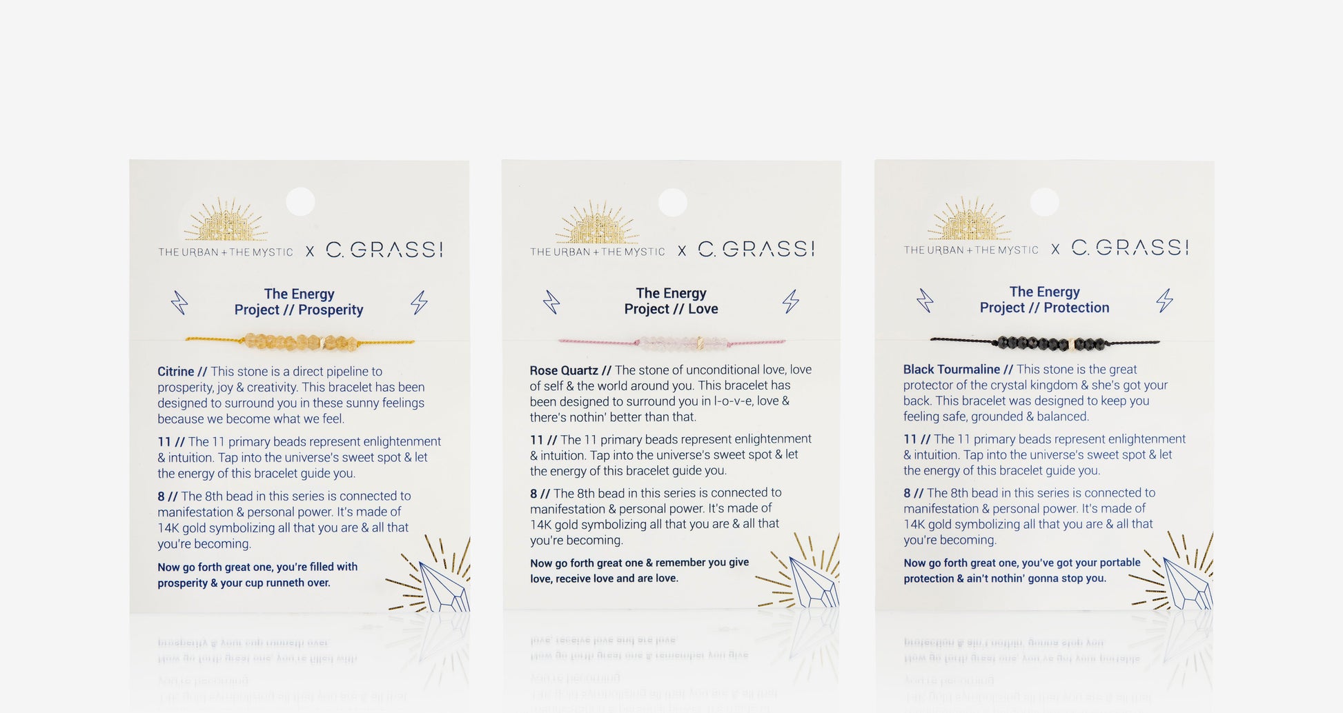 The Energy Project Bracelet – Prosperity With Citrine & Solid 14K Gold Bead