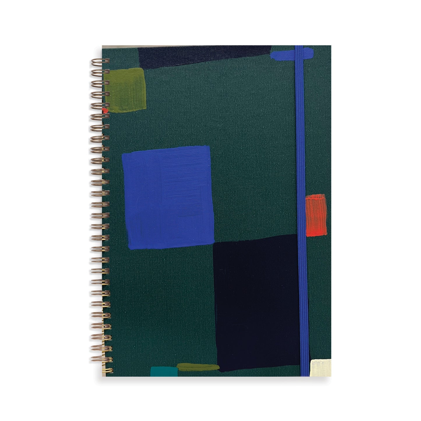 Green Square Composition B5 Notebook