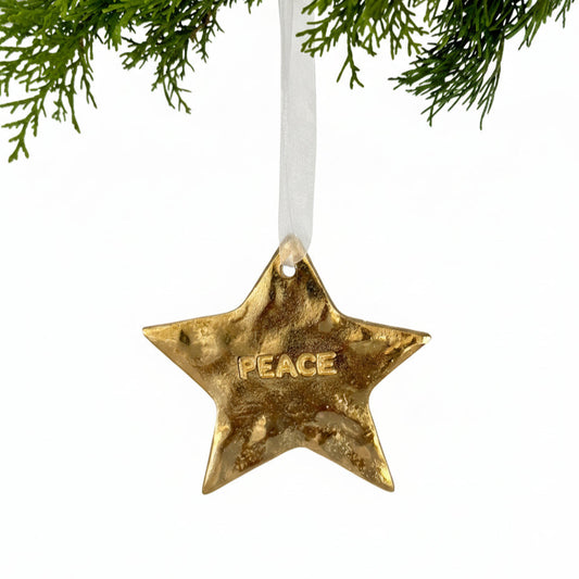 Ornament Star with Peace