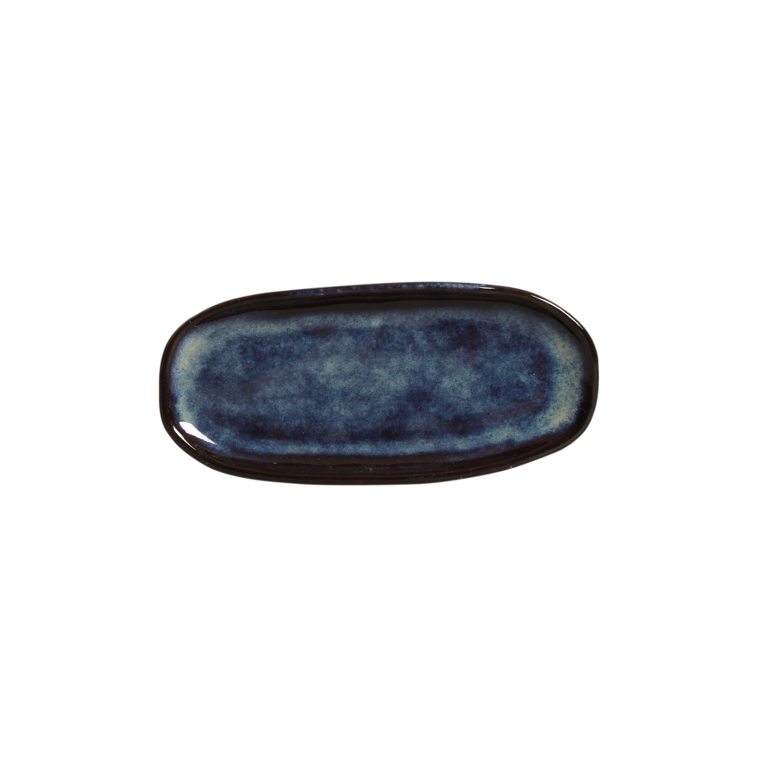 Shallow Organic Oval Platter Mini Set of 4