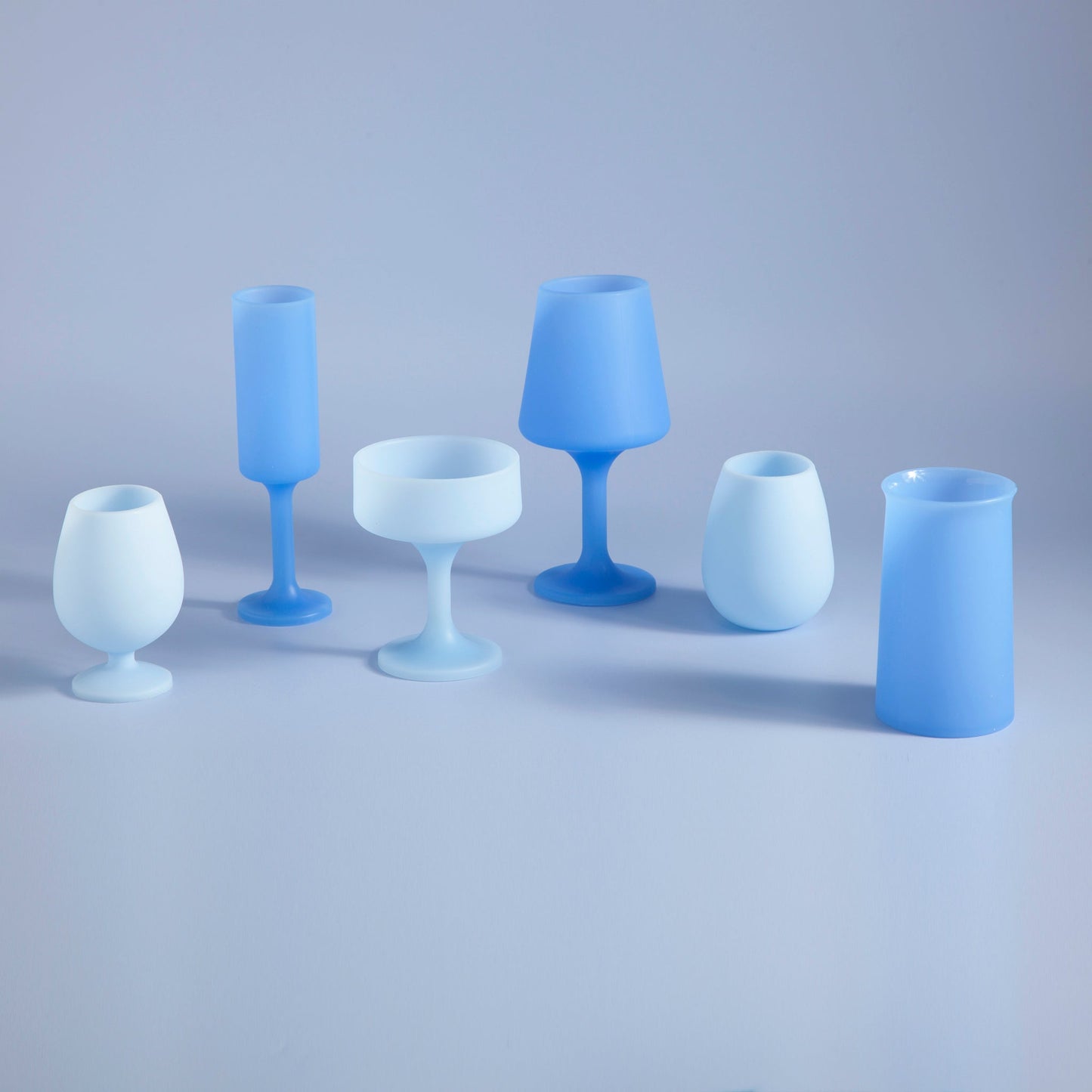 sky + kingfisher | stemm | silicone unbreakable wine glasses