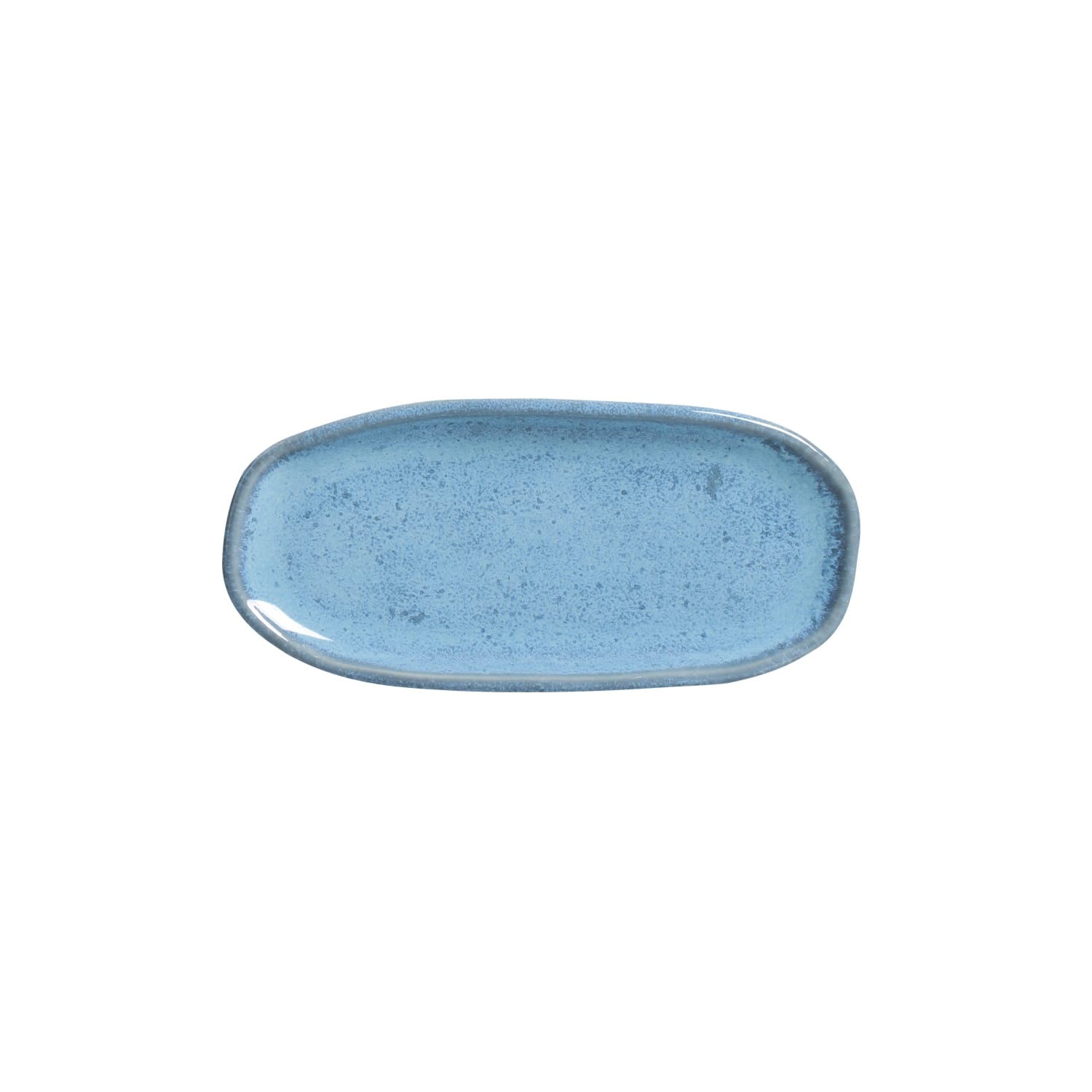 Shallow Organic Oval Platter Mini Set of 4