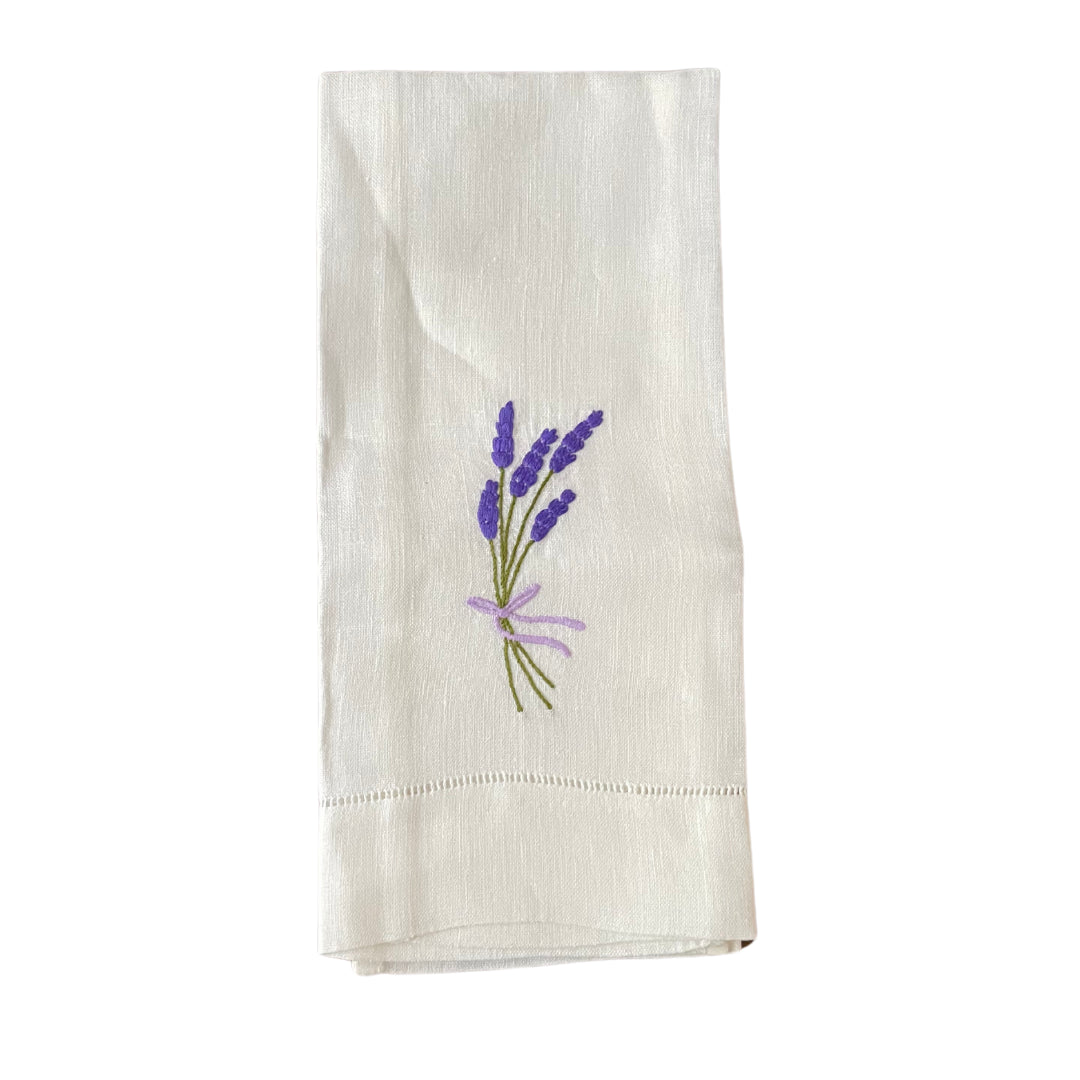 Tea Towel - Lavender Sprig