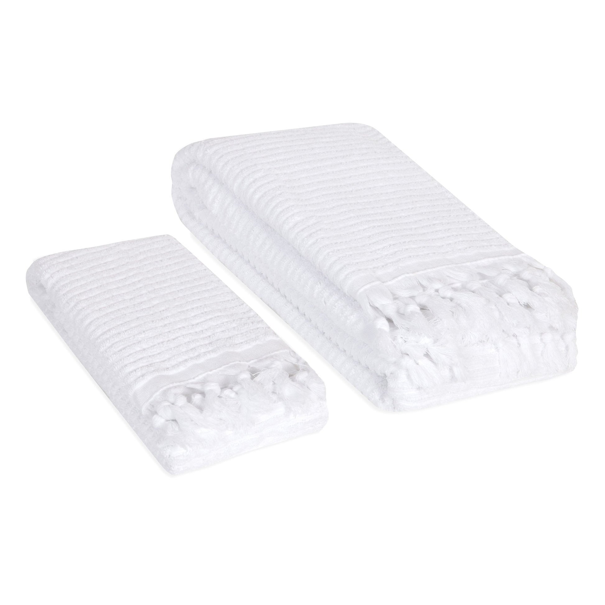 Ribbed Loom Terry Towel Set
