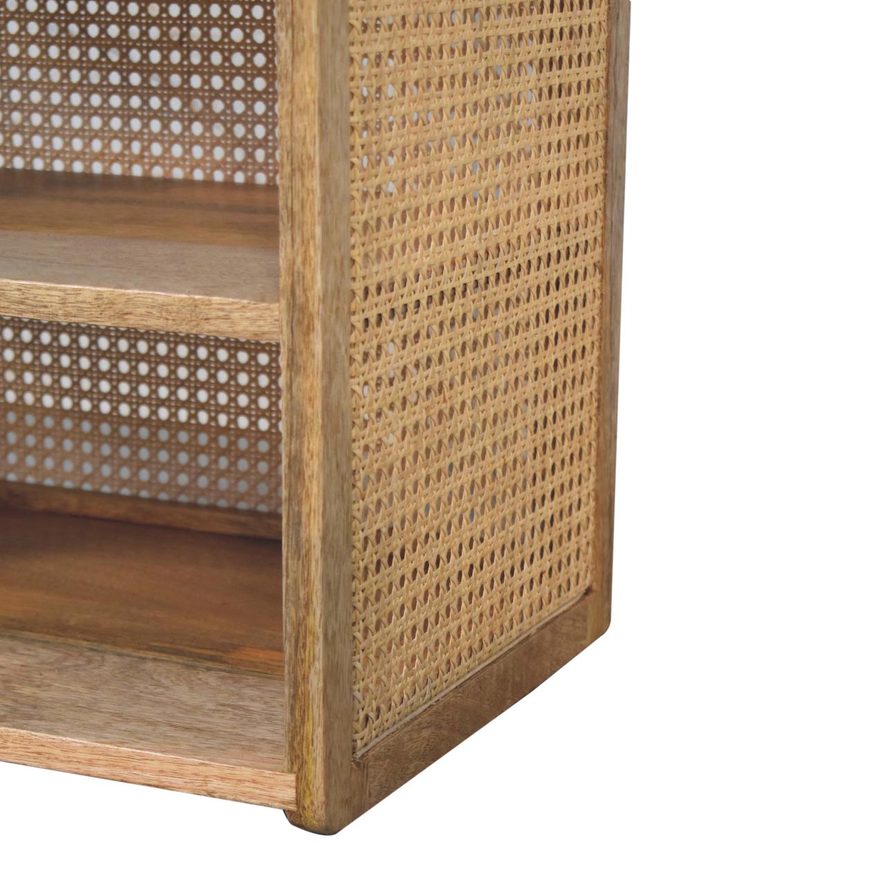 Solid Wood Larissa T-Bar Bedside Table