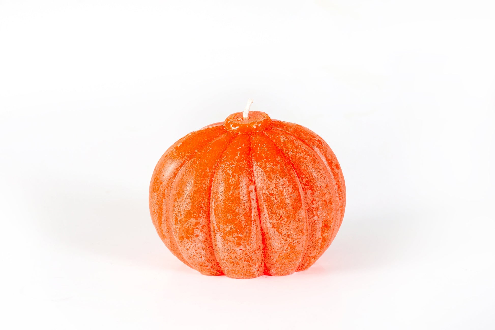 Happy Pumpkin Painted Candle
