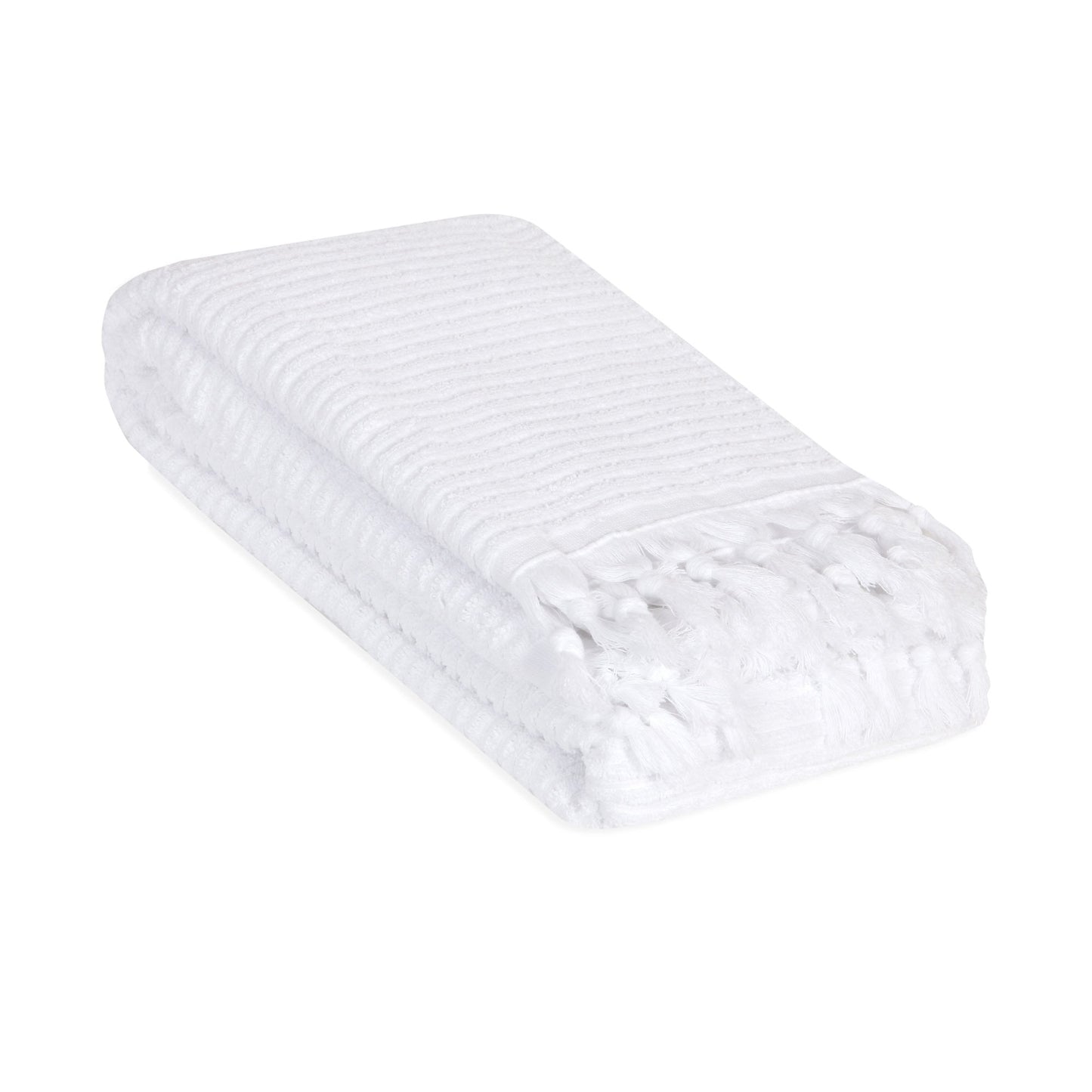 Ribbed Loom Terry Bath Towel