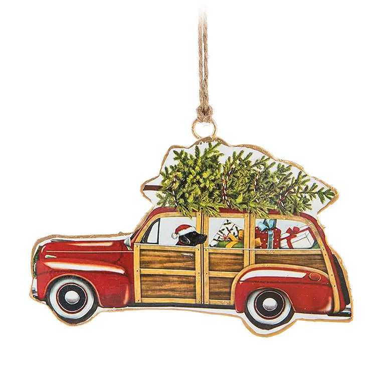 TRUCK DOGS ORNAMENT