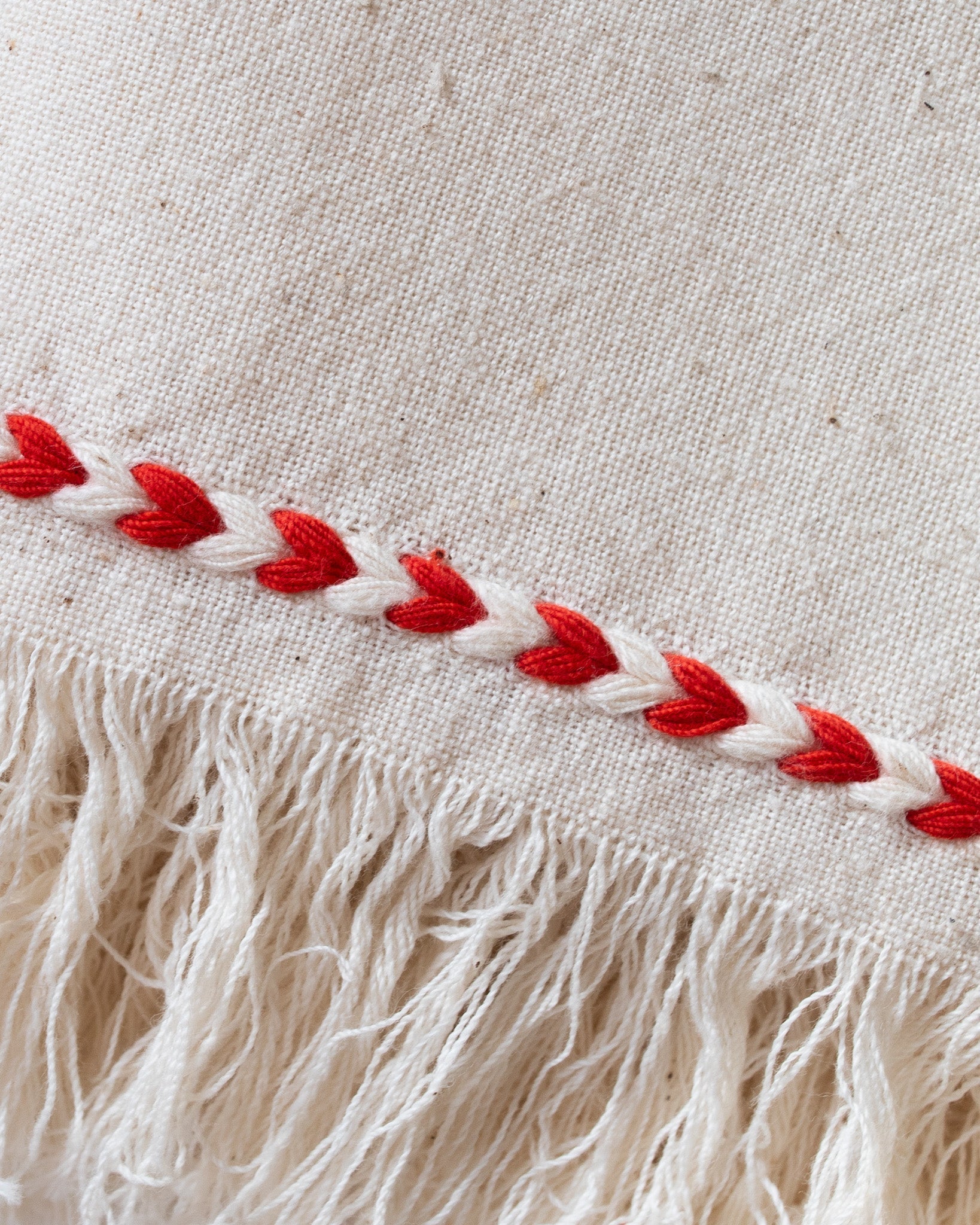 Red Braid Detail Napkin | Set of 2