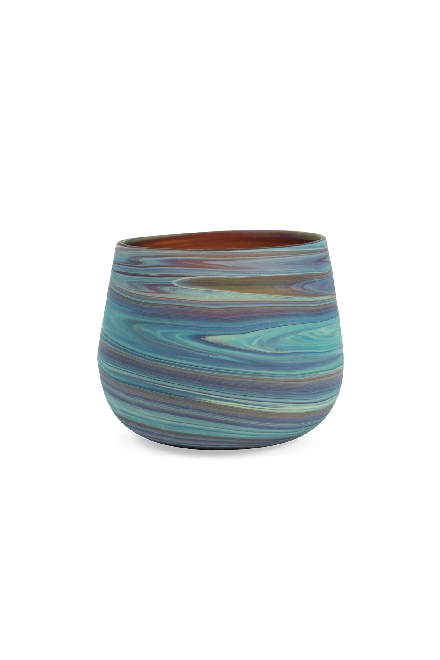 Phoenician Glass Candleholder