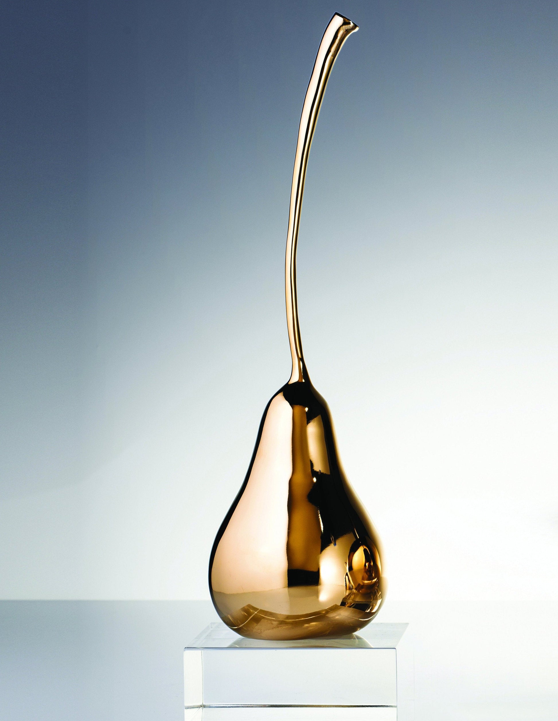 Pear Sculpture Gold