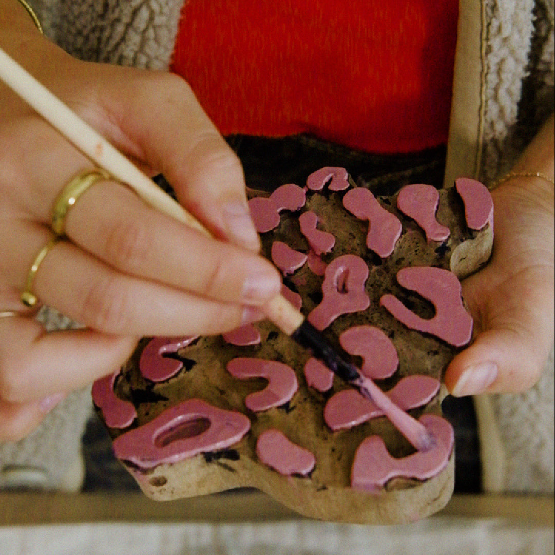 Block Printing Kit - Leopard Print Tote Bag