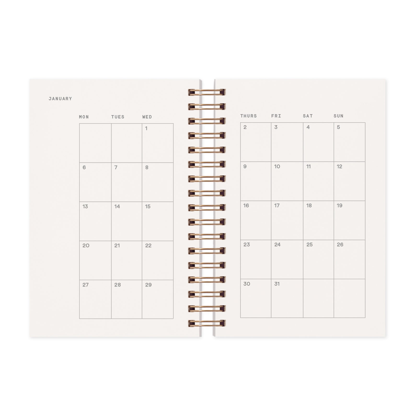 Sol A6 Dated Planner