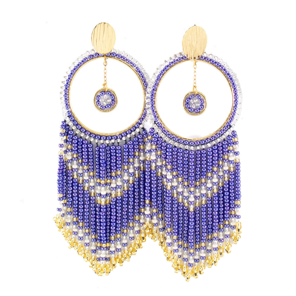 Perla Earring Blue