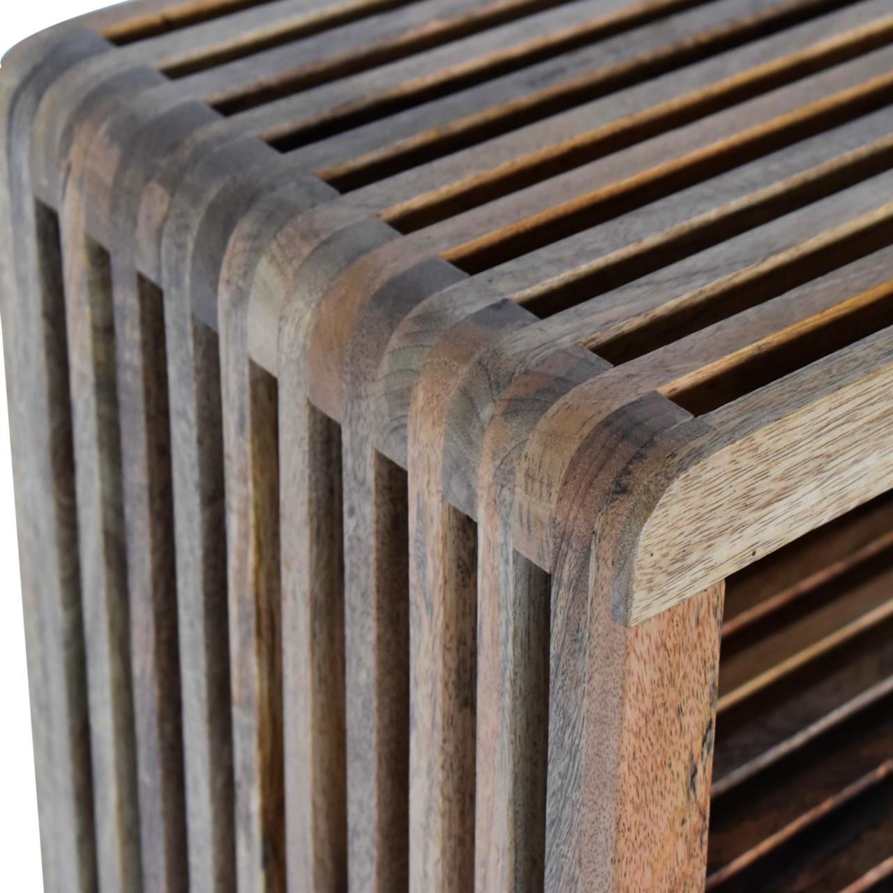 Solid Wood Soba Wall Mounted Bedside Table