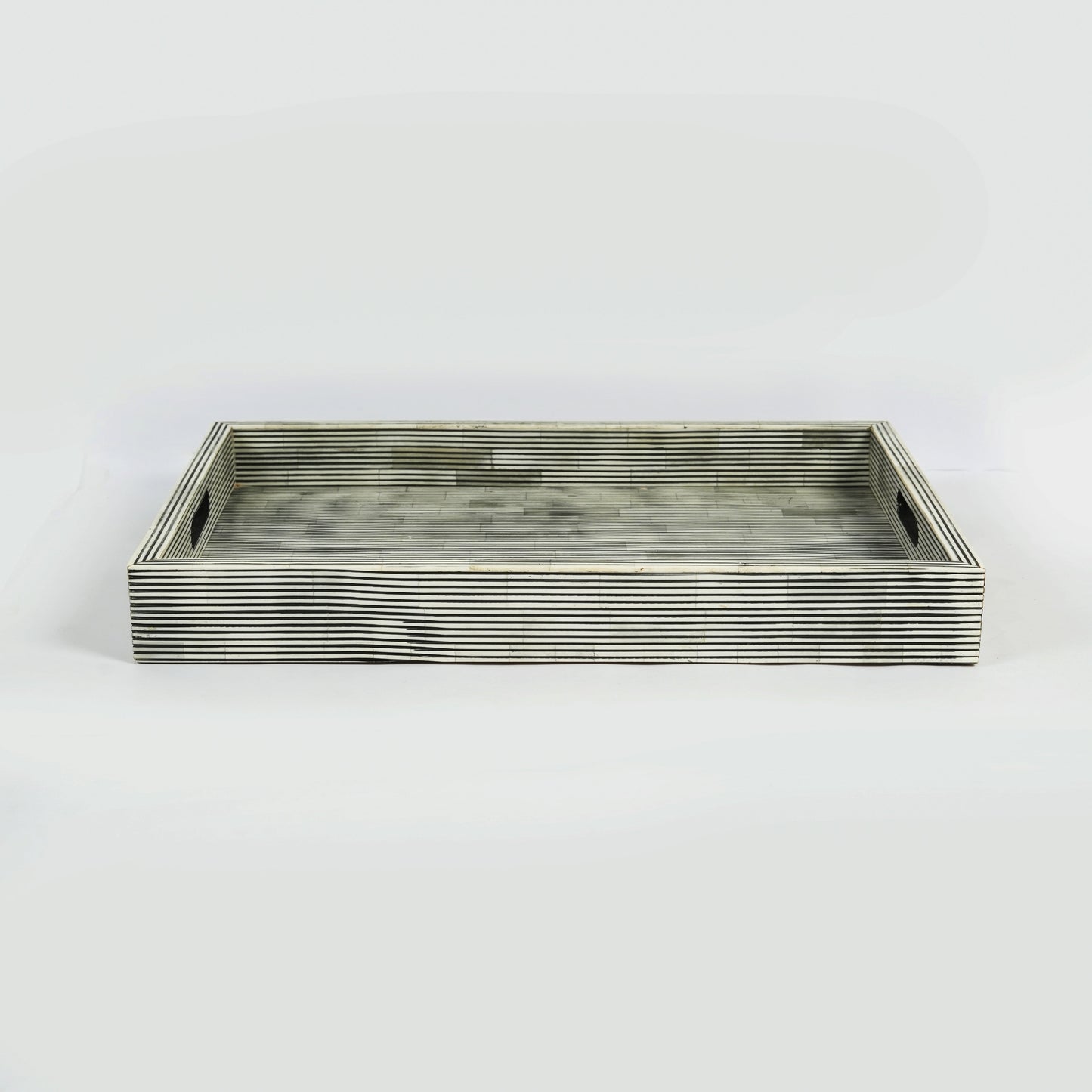 Pinstripe Inlay Medium Tray