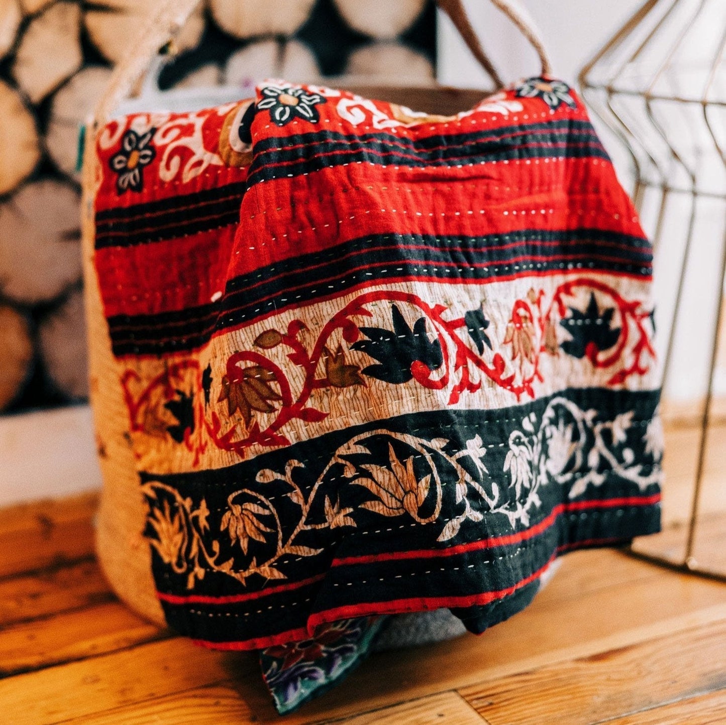 Sacred Sari Throw