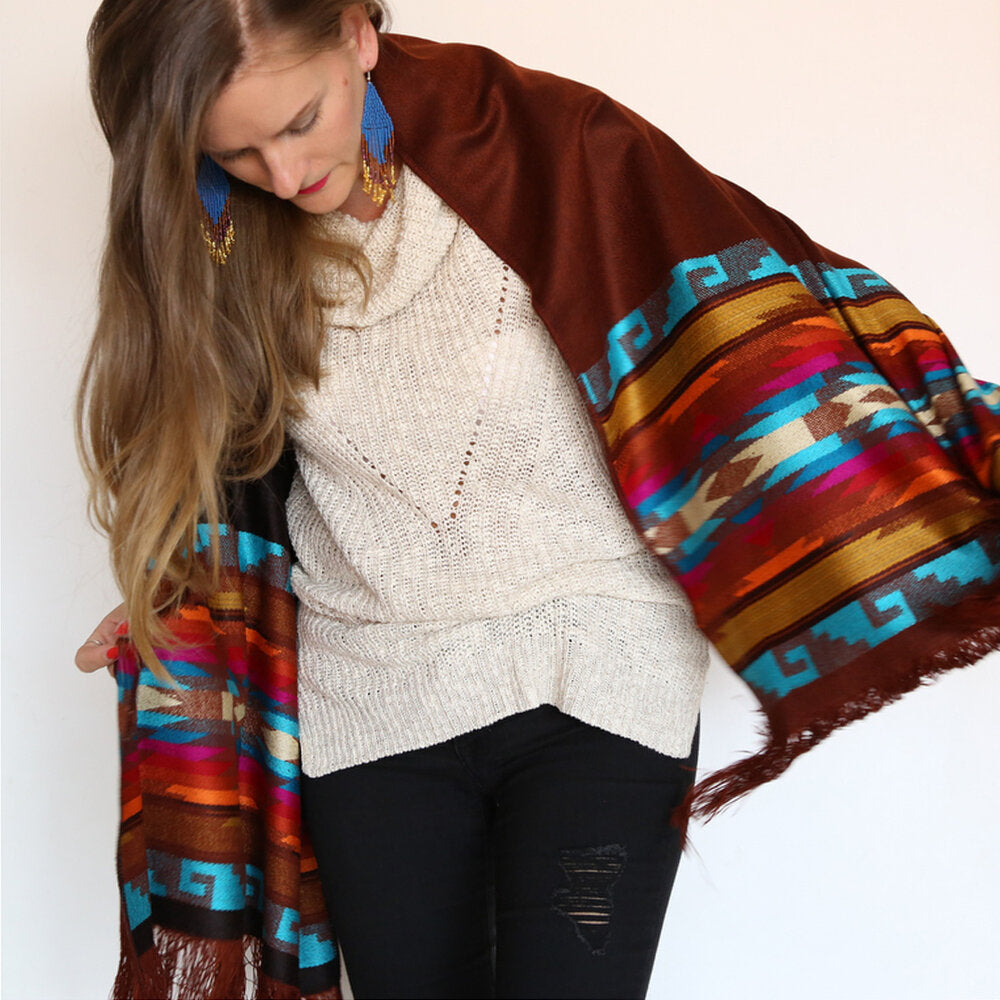 Peacock Embera Earrings