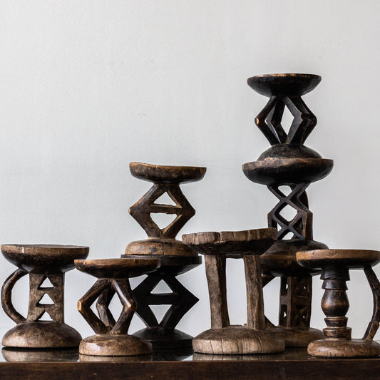 Tonga Stool African Artifact Wood