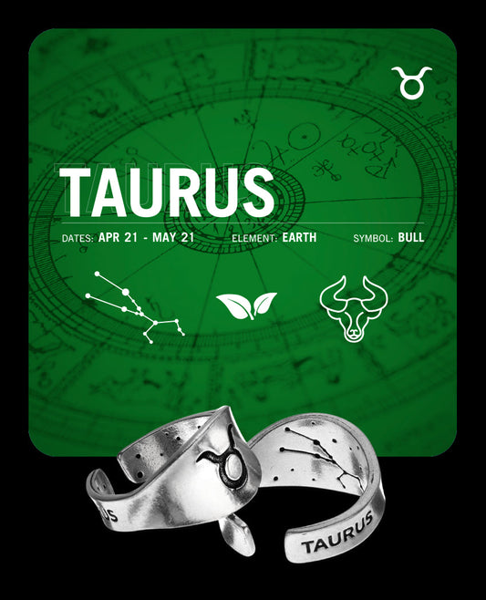 Zodiac Ring - Taurus - Symbol