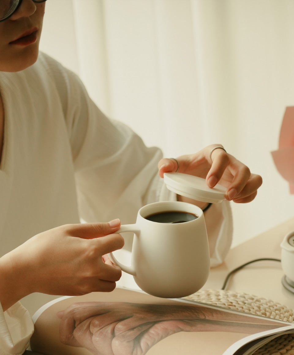 Ui 3 Self-heating Mug Set - Rosy Apricot
