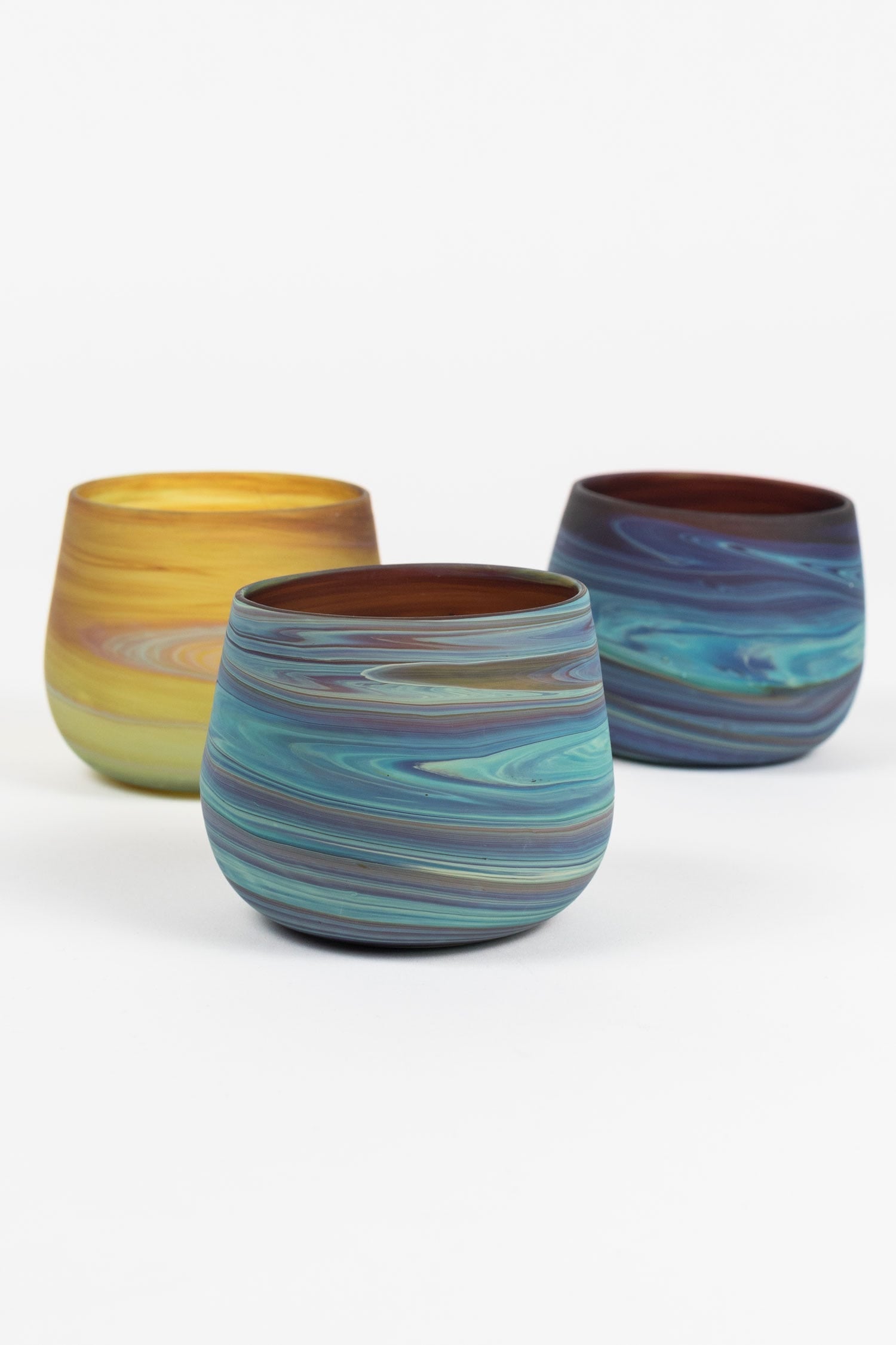 Phoenician Glass Candleholder