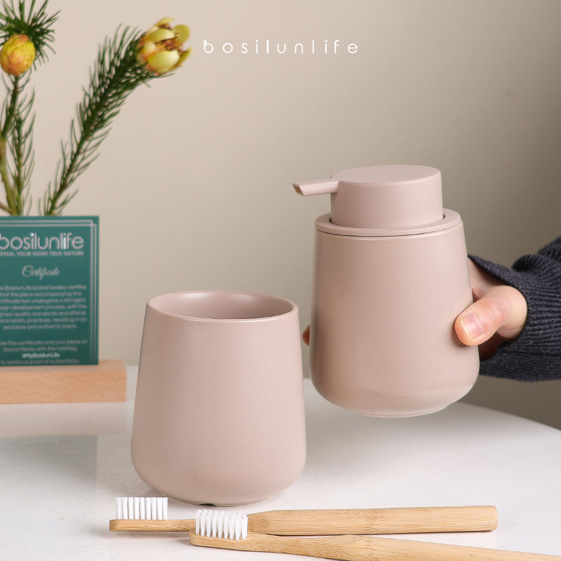 Foaming Soap Dispenser Large Sustainable Ceramic