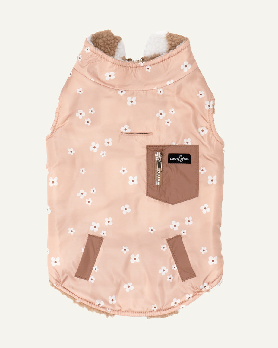REVERSIBLE TEDDY VEST by Lucy & Co