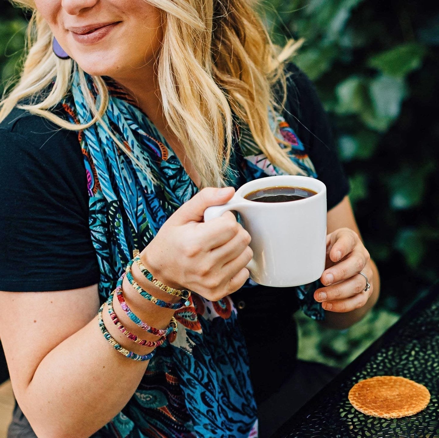 Peacock Pattern Scarf