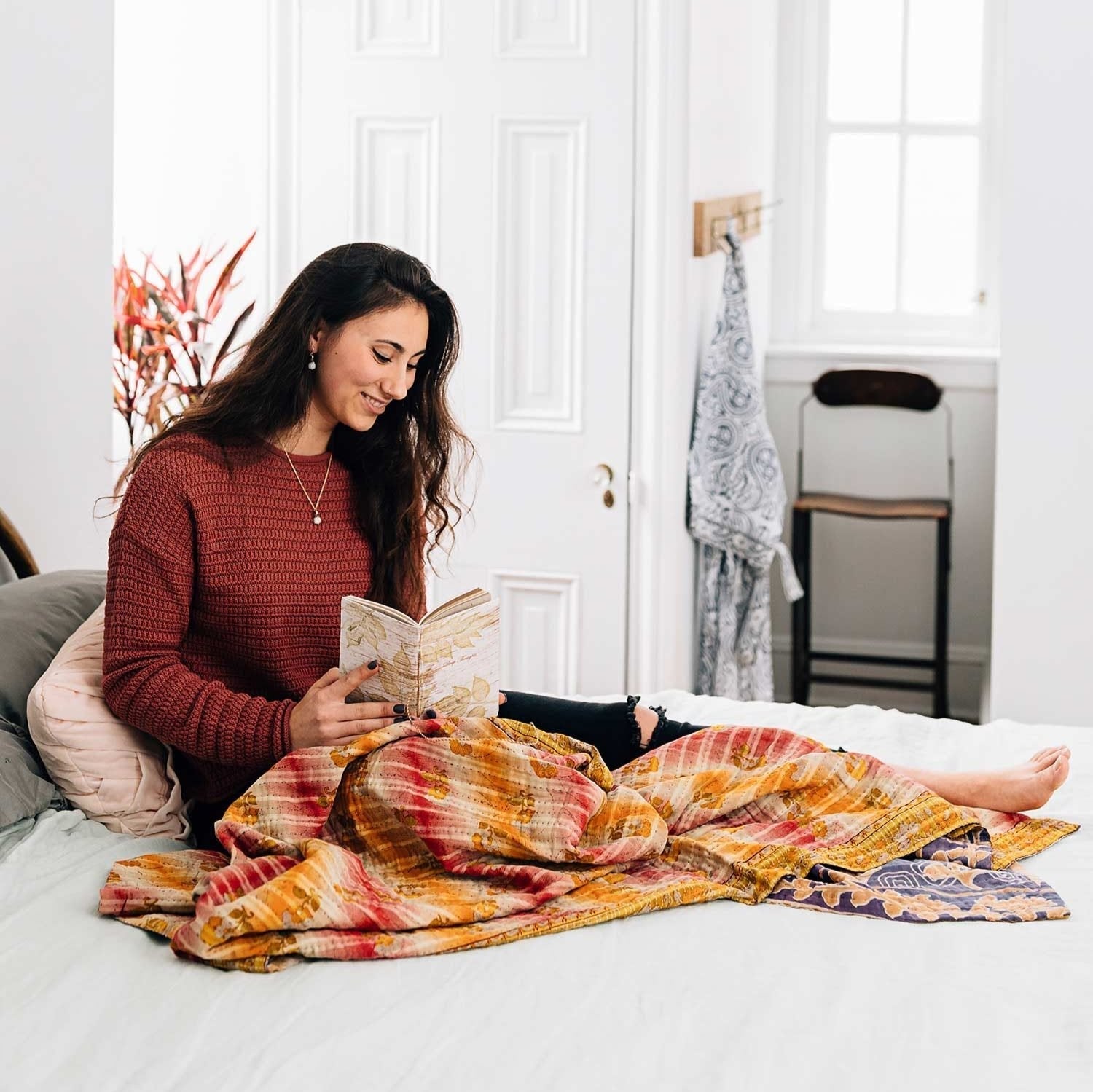 Sacred Sari Throw