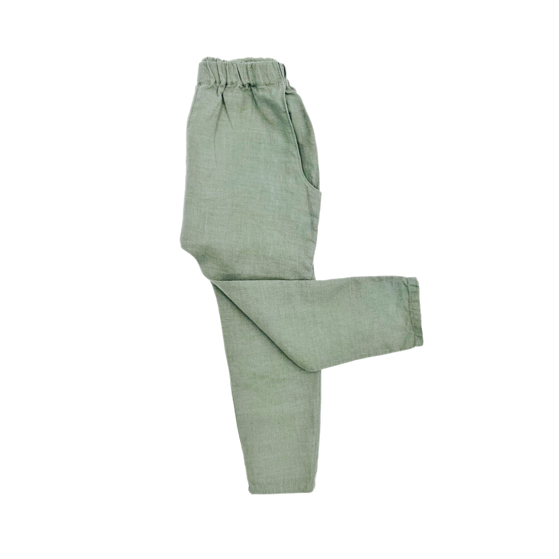 Carter Linen Pant Set- Sage Green