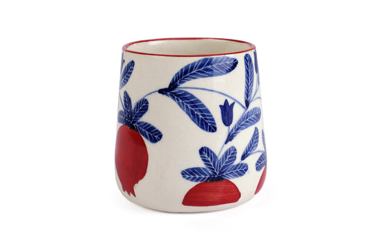 Anaar Coffee Mug- Red ,  3.5 X 3 Inches ( Set of 2 )