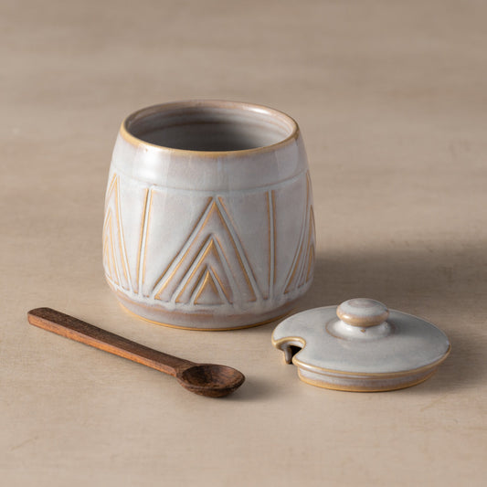 Mountain Peaks Ceramic Cream and Sugar Set