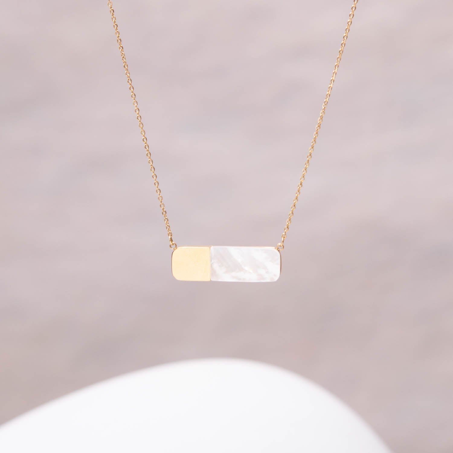 Courage Light and Gold Necklace