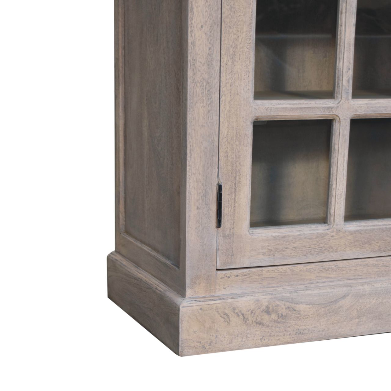 Solid Wood Stone Wash Triple Glazed Cabinet