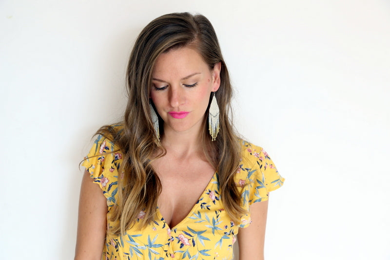 Champagne Embera Earrings