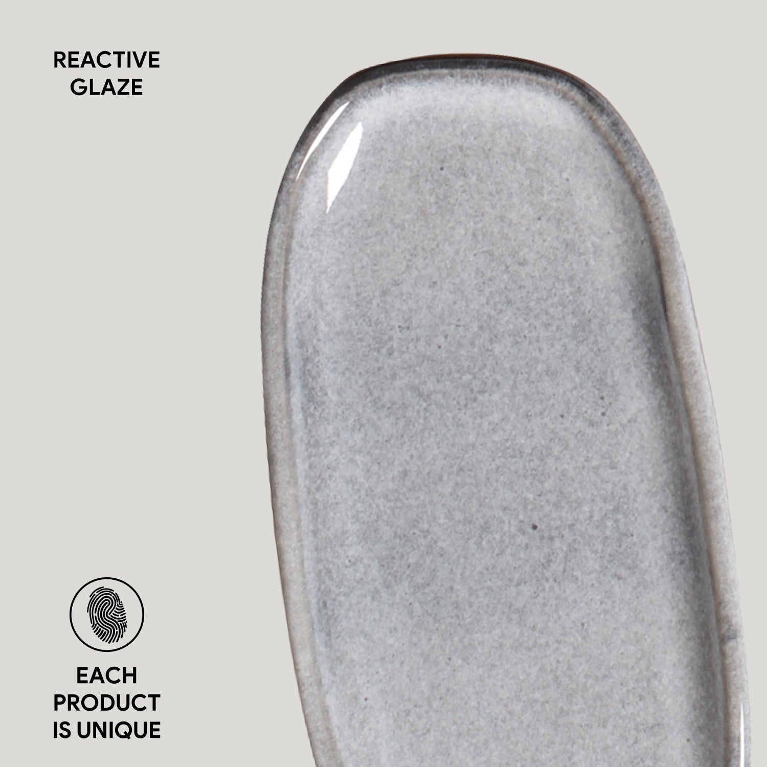 Shallow Organic Oval Platter Mini Set of 4