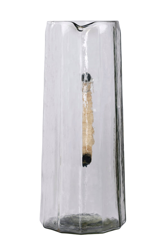 Hammered water pitcher, Natural -6.25 x 9.5 Inches ( Set of 2 )