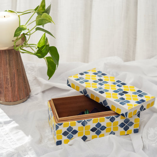 Marigold Mosaic Inlay Box