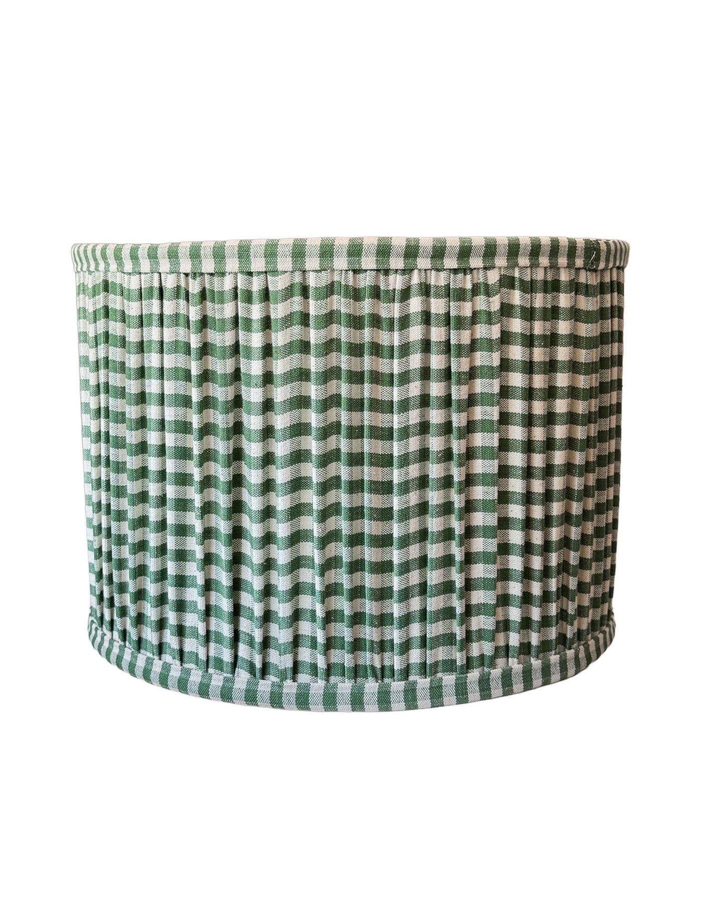Olive Gingham Drum