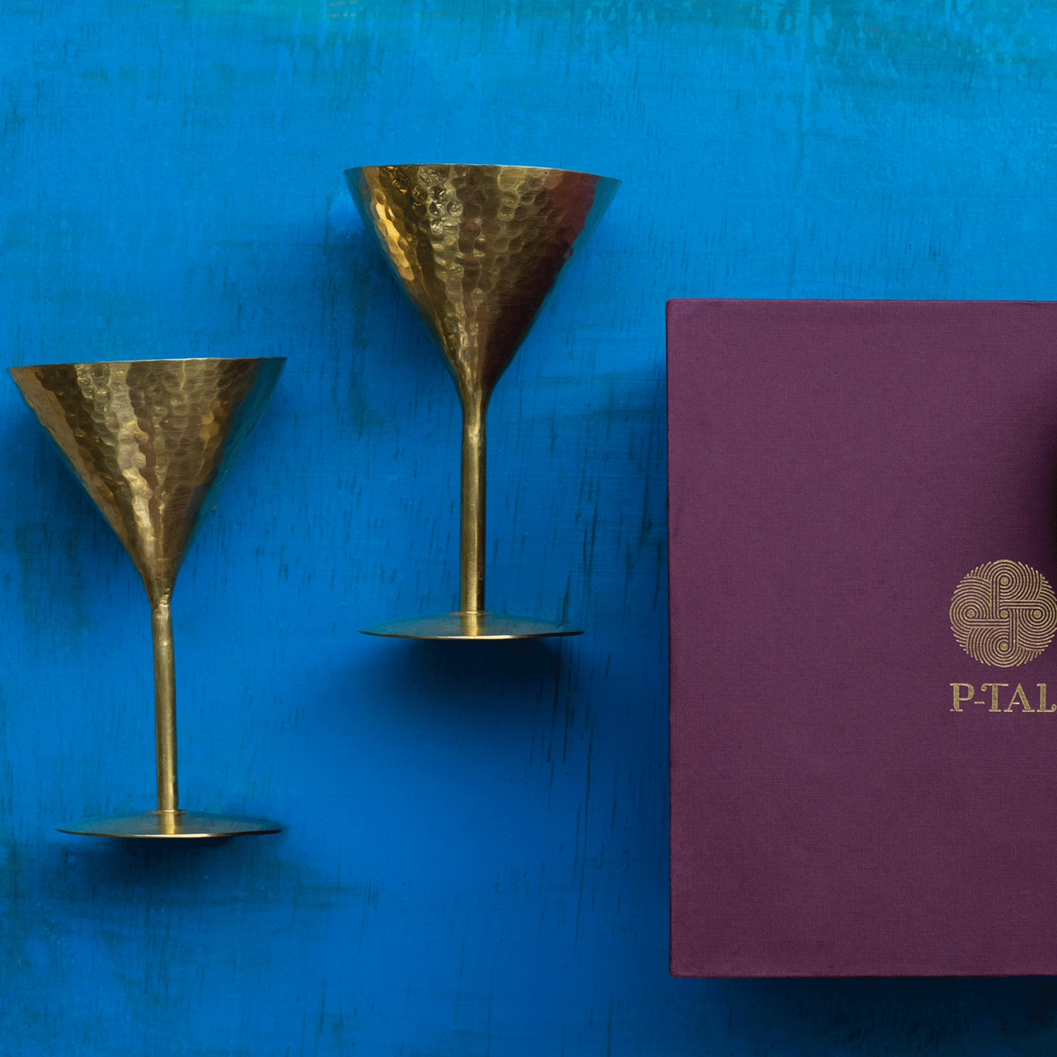 Brass Cocktail Glass
