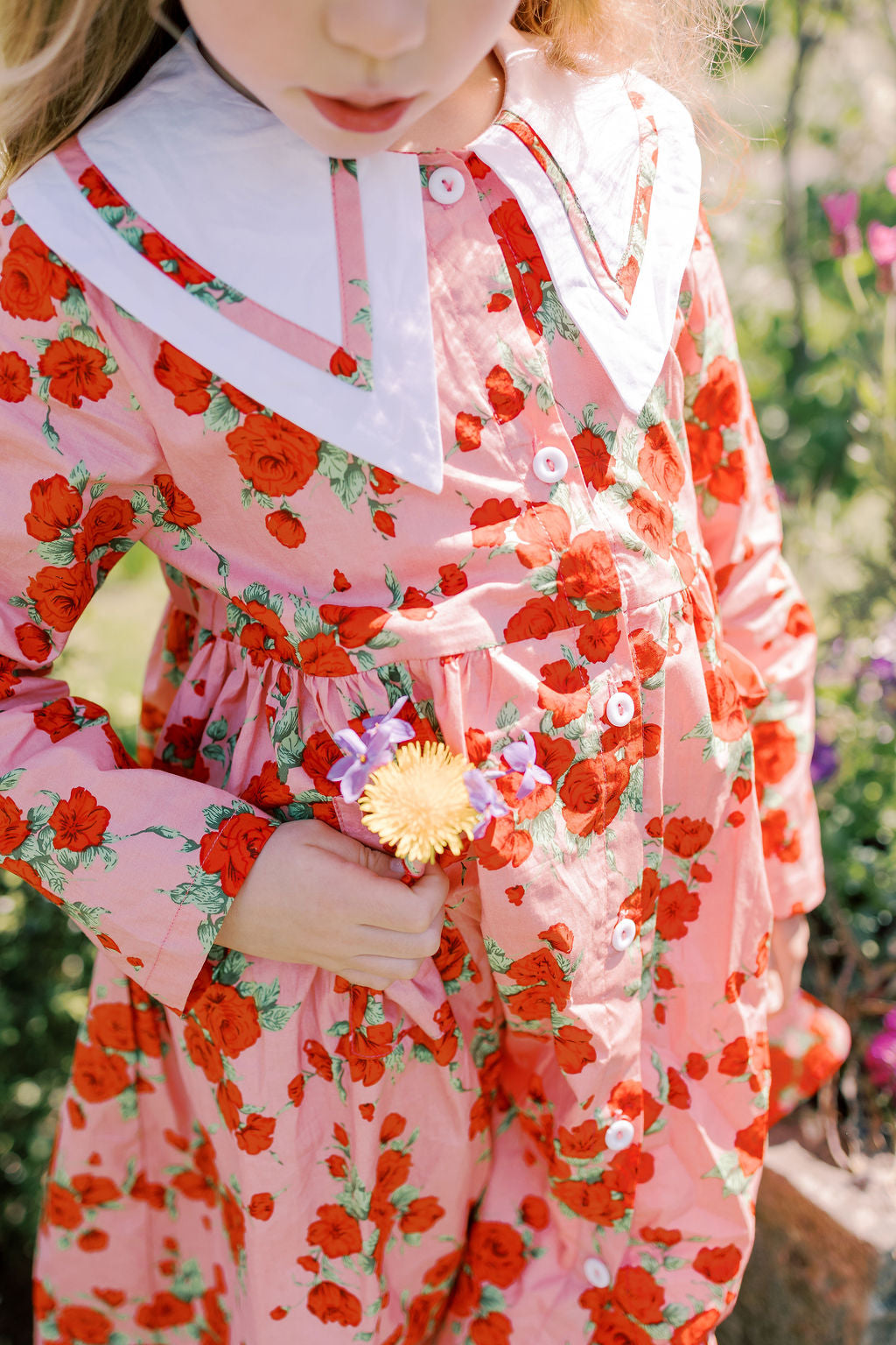 The Garden Dress- Vintage Rose