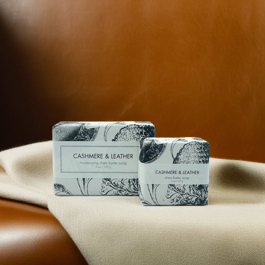 Cashmere & Leather - Petite Shea Butter Soap