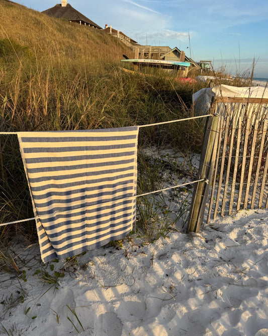 Chambray Stripe Towel