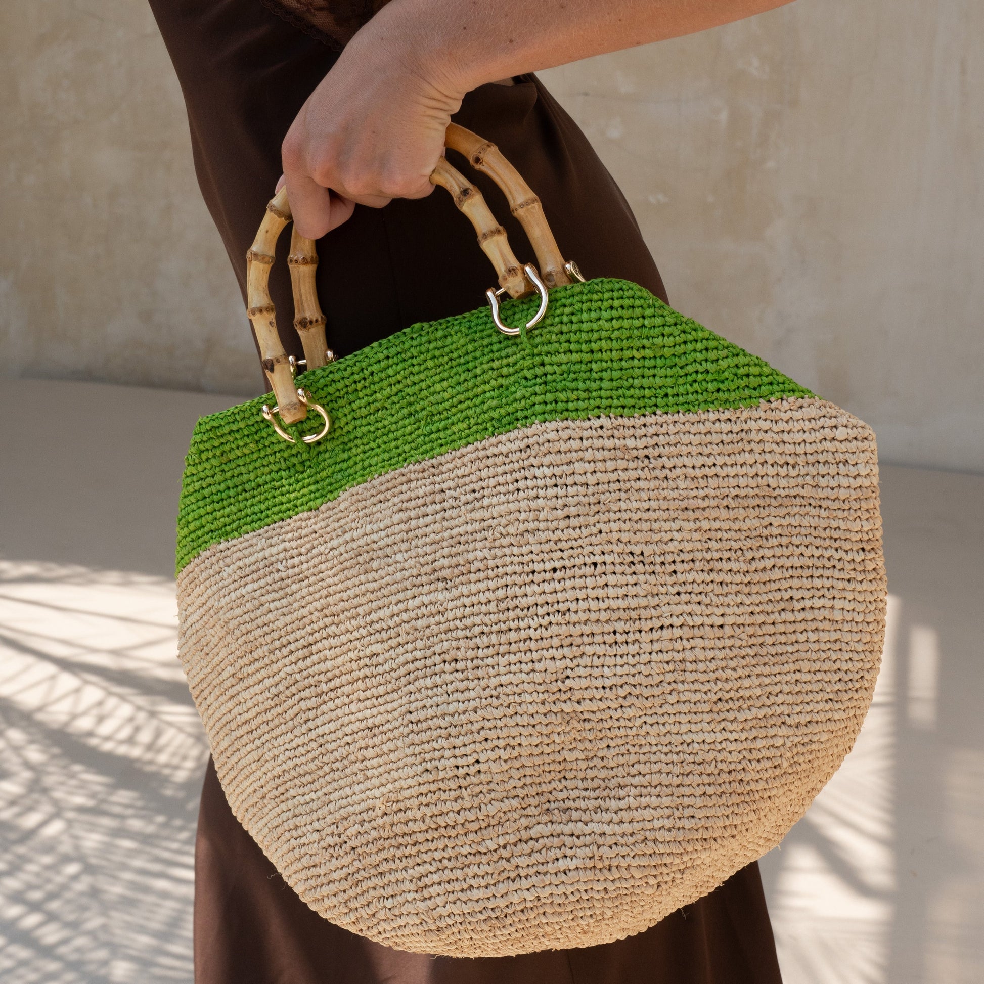 Chainette with Bamboo handles