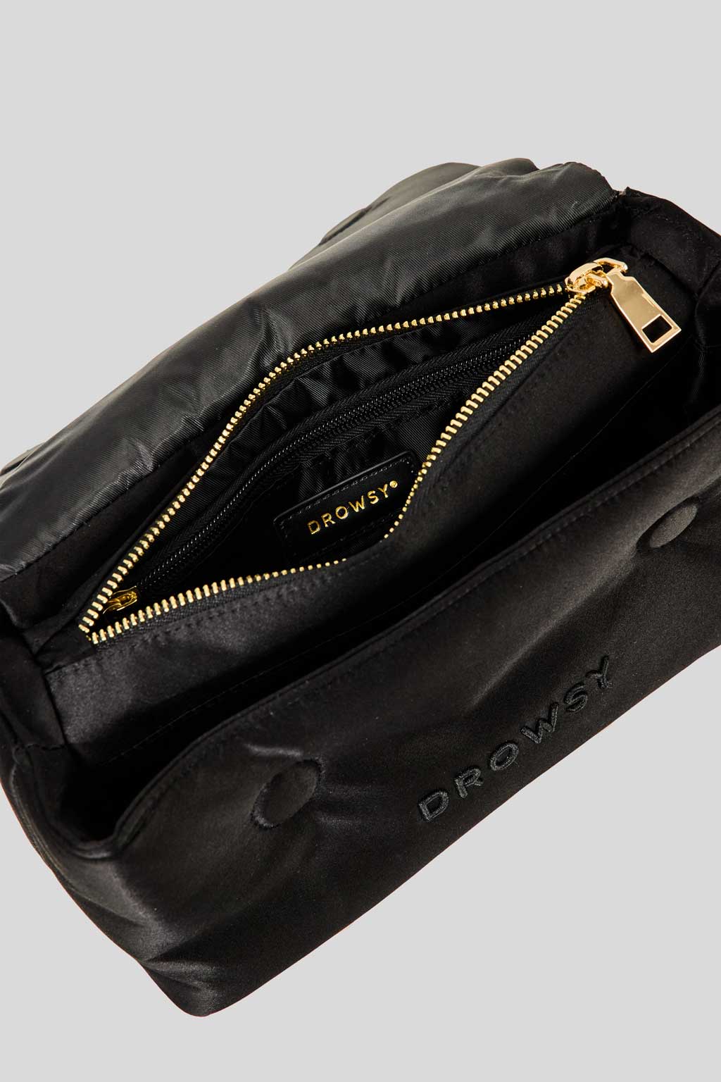 Drowsy Silk Necessaire - Black Jade