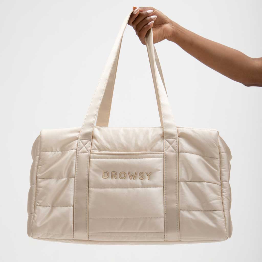 Drowsy Silk Weekender - Dusty Gold