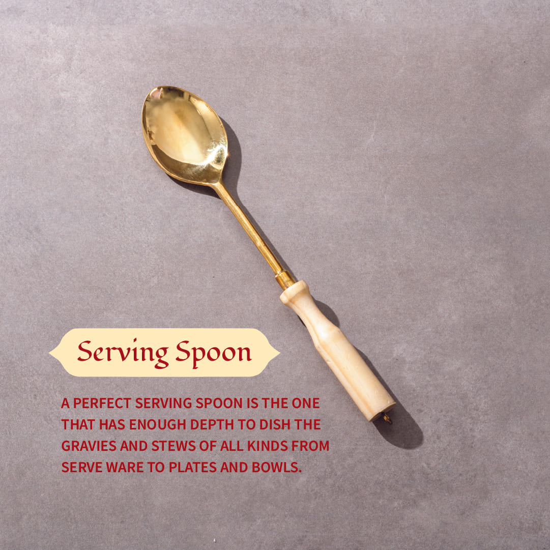 Set of Brass Ladles In A Gift Box