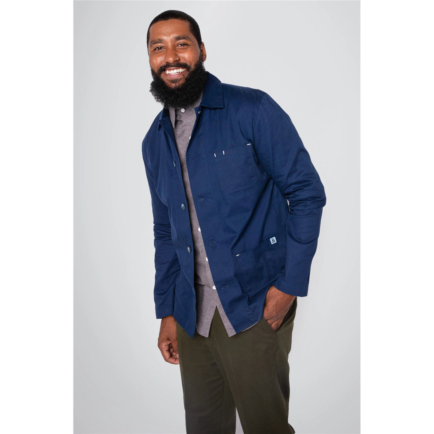 Long Sleeve Work Shirt - Firehouse Navy